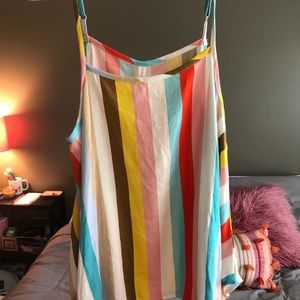 Women’s Xhilaration Rainbow Flowey Tank (w tags)